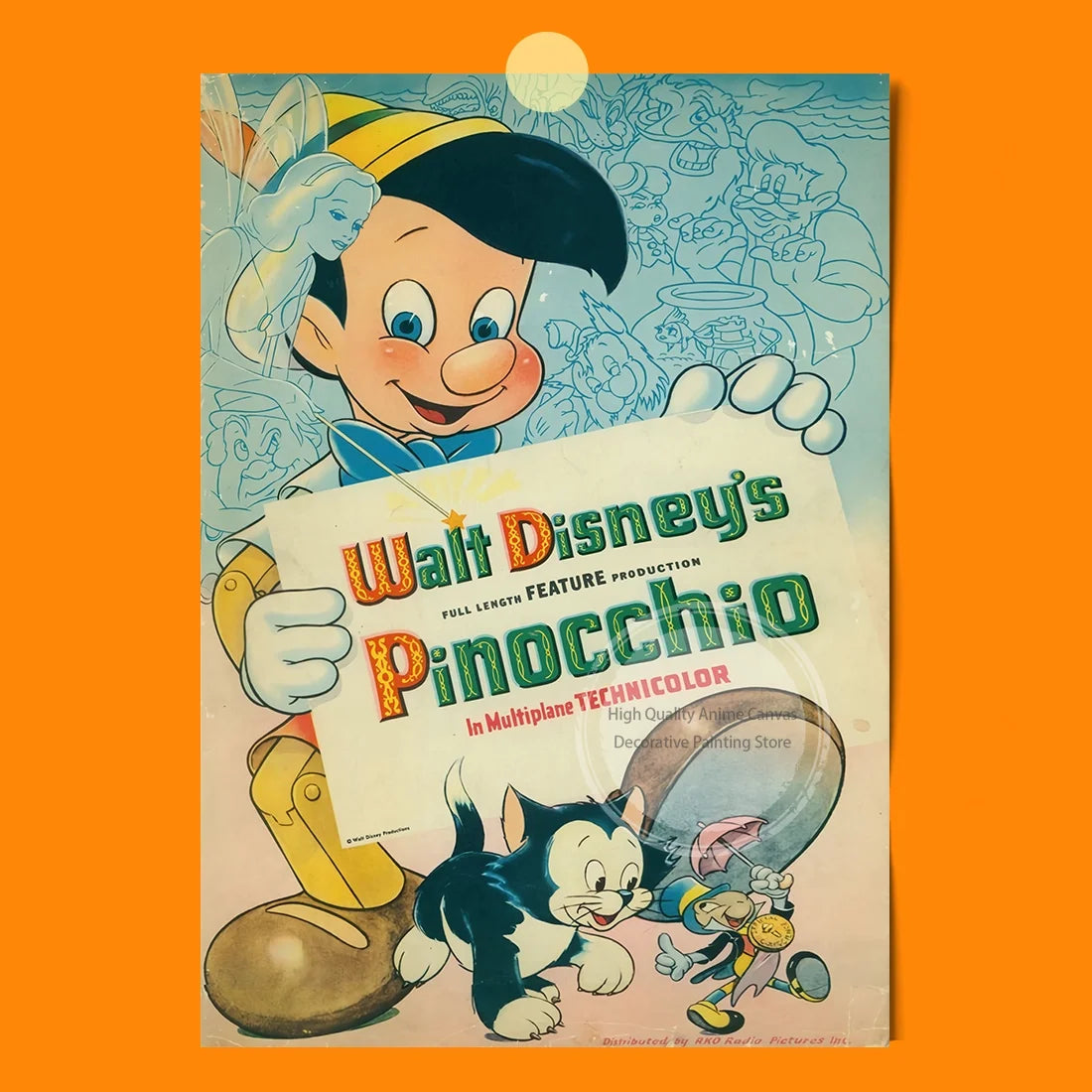 Vintage Cartoon Poster