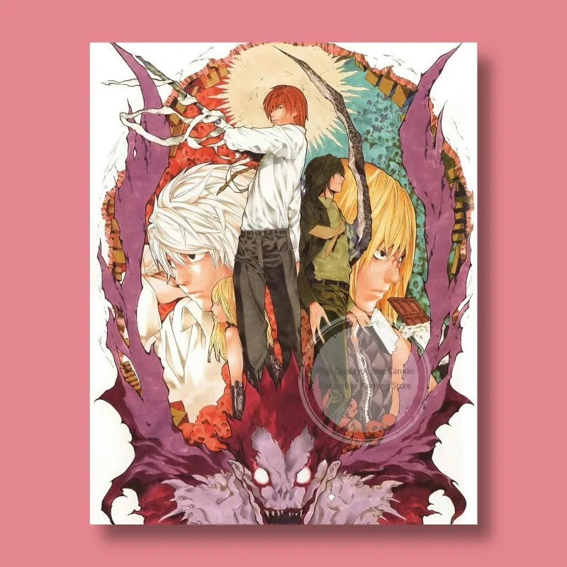 Death Note Light Yagami & L Anime Poster