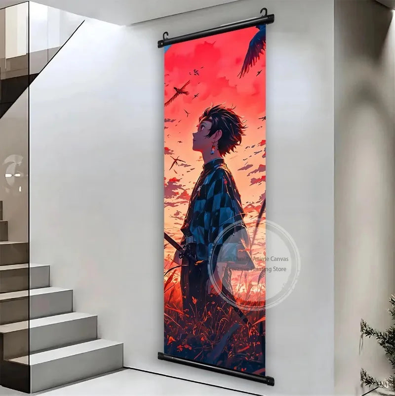 Demon Slayer Tanjiro Canvas Wall Art