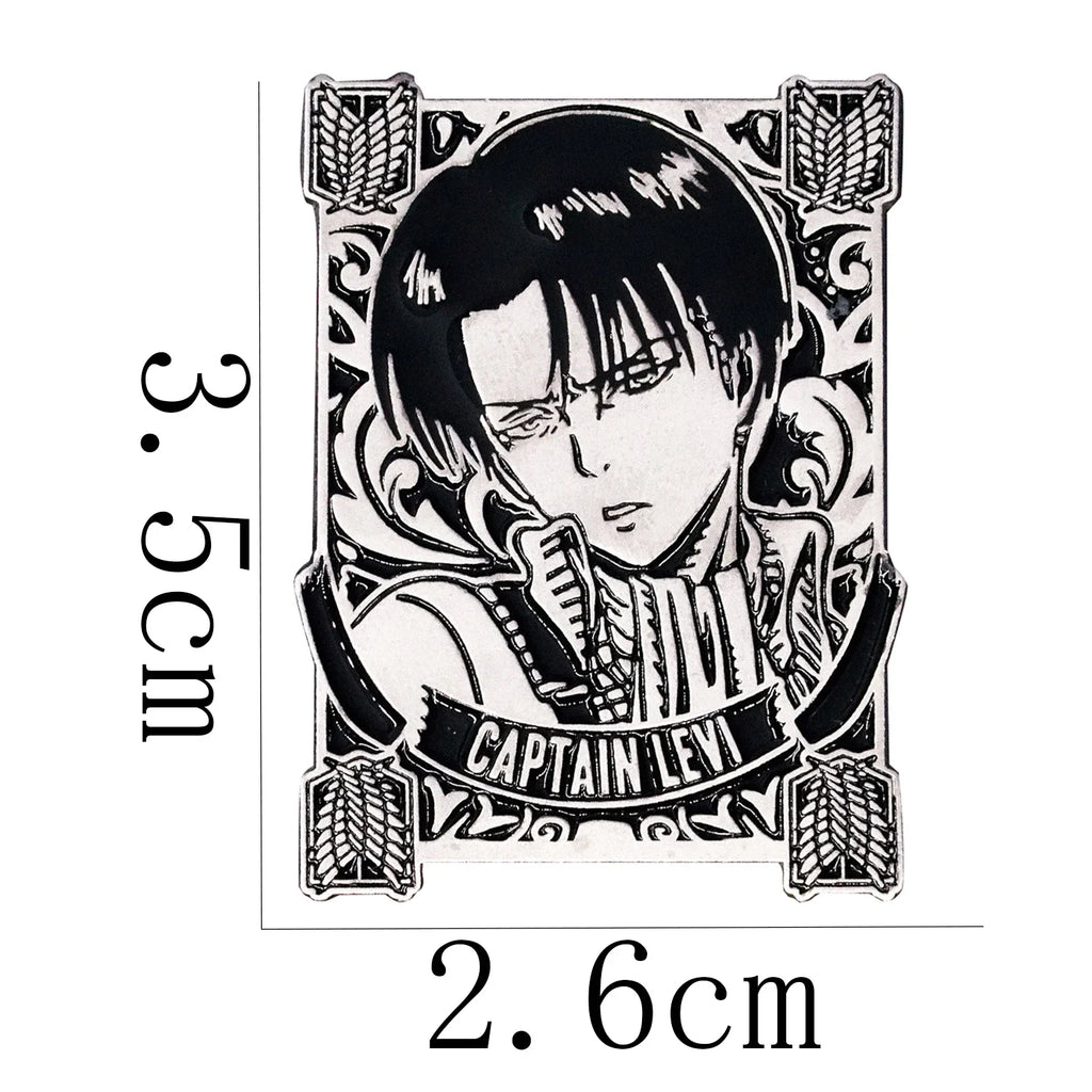 Captain Levi Enamel Pin