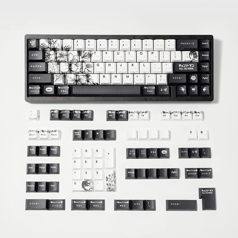 Reze Anime PBT Keycaps