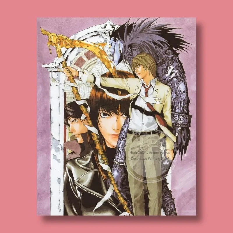 Death Note Light Yagami & L Anime Poster