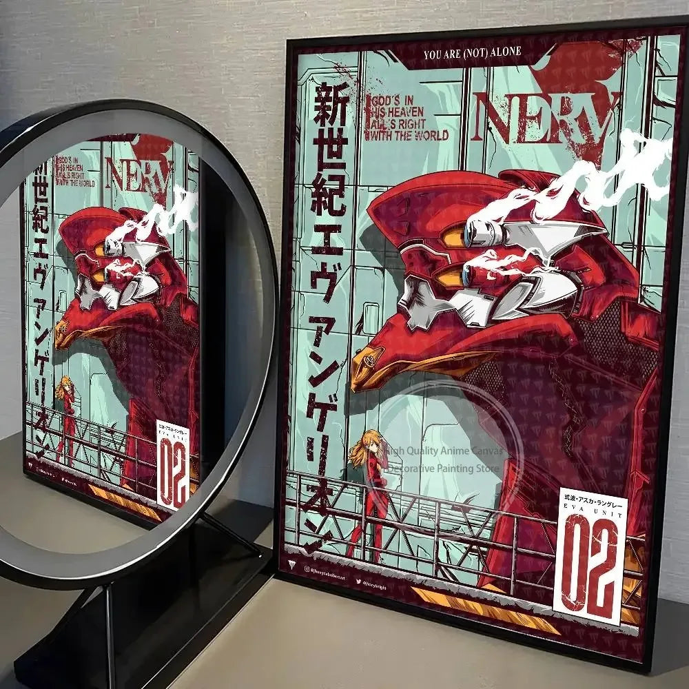 Neon Genesis Evangelion Canvas Poster