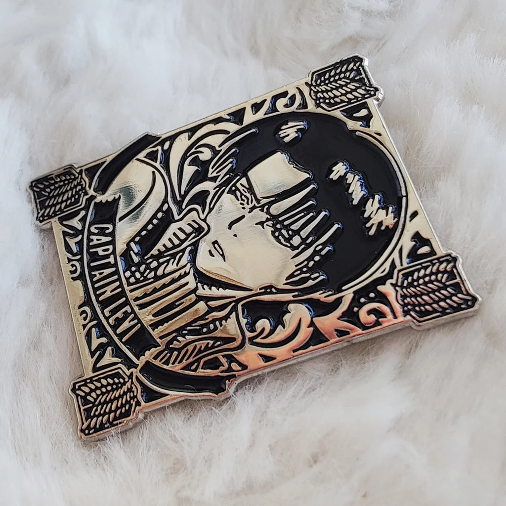 Captain Levi Enamel Pin