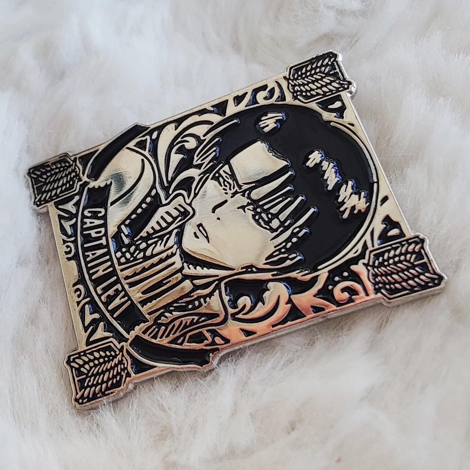 Captain Levi Enamel Pin