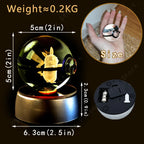 Pokémon 3D Crystal Ball Night Lamp