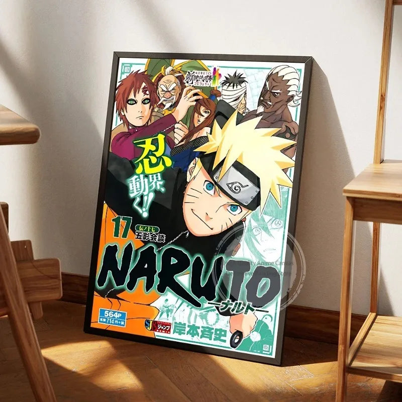 Naruto “Hot Blood Ninja” Magazine Cover Poster