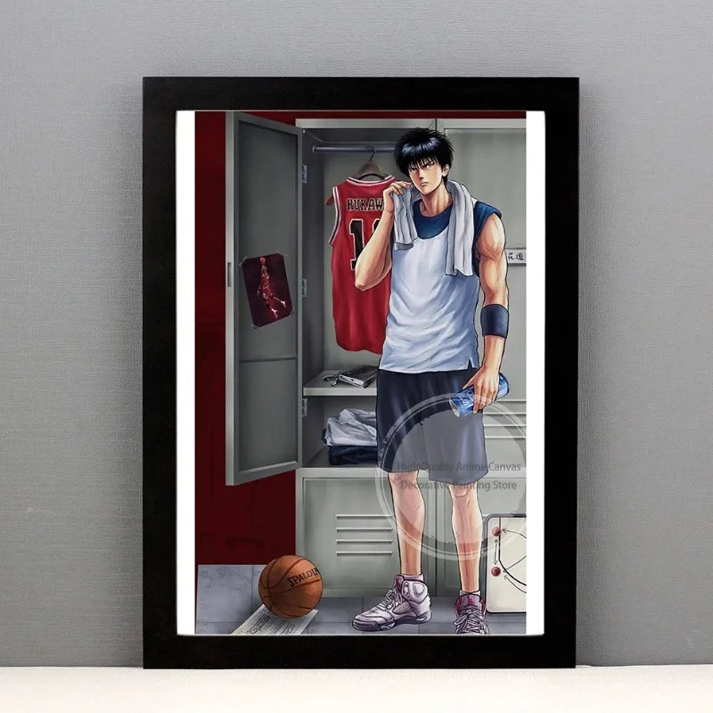 Slam Dunk Manga Art Poster