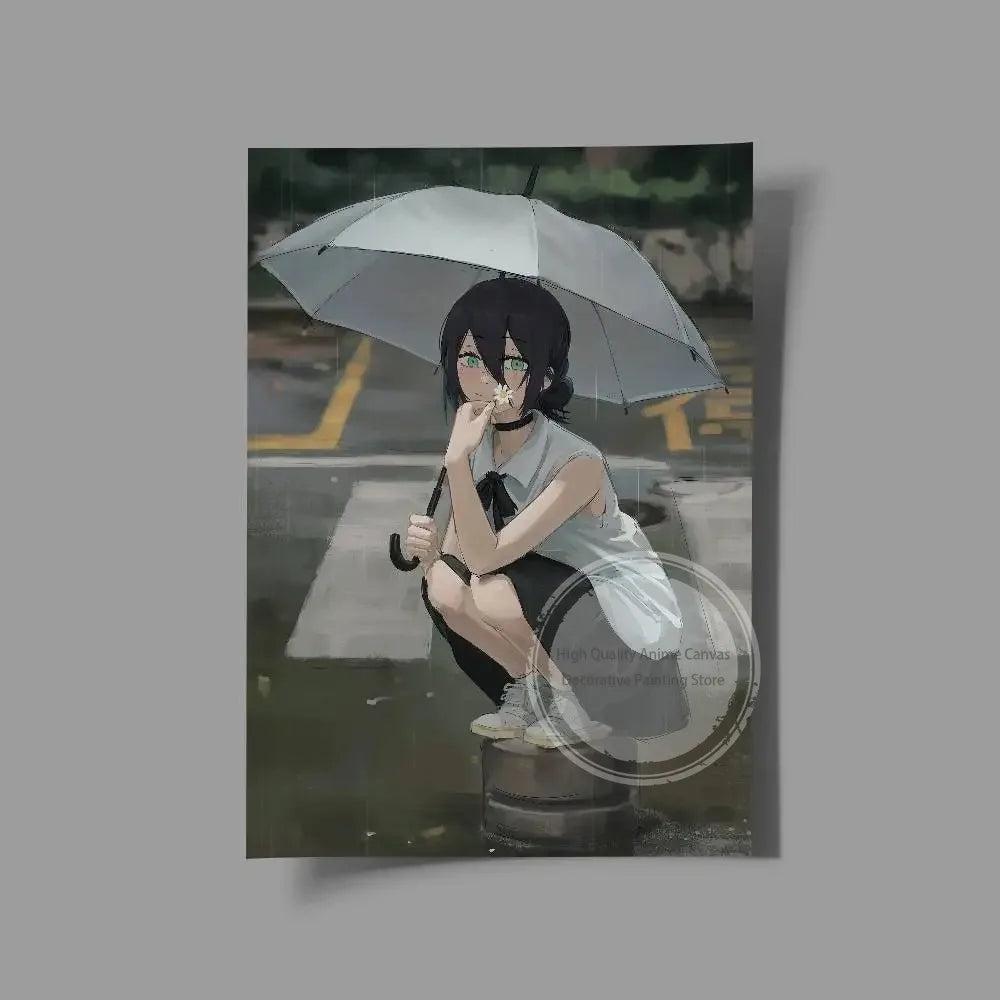 Chainsaw Man Reze Arc Wall Art Print