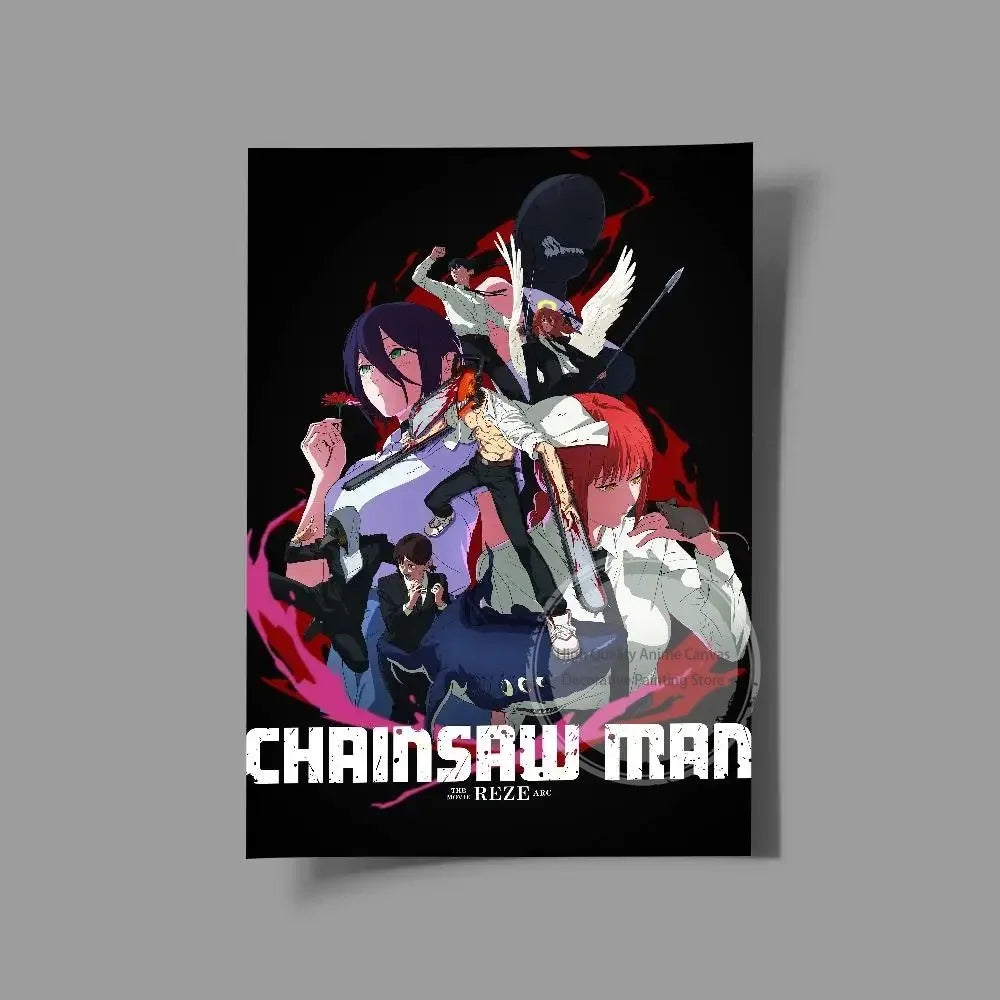 Chainsaw Man Reze Arc Wall Art Print