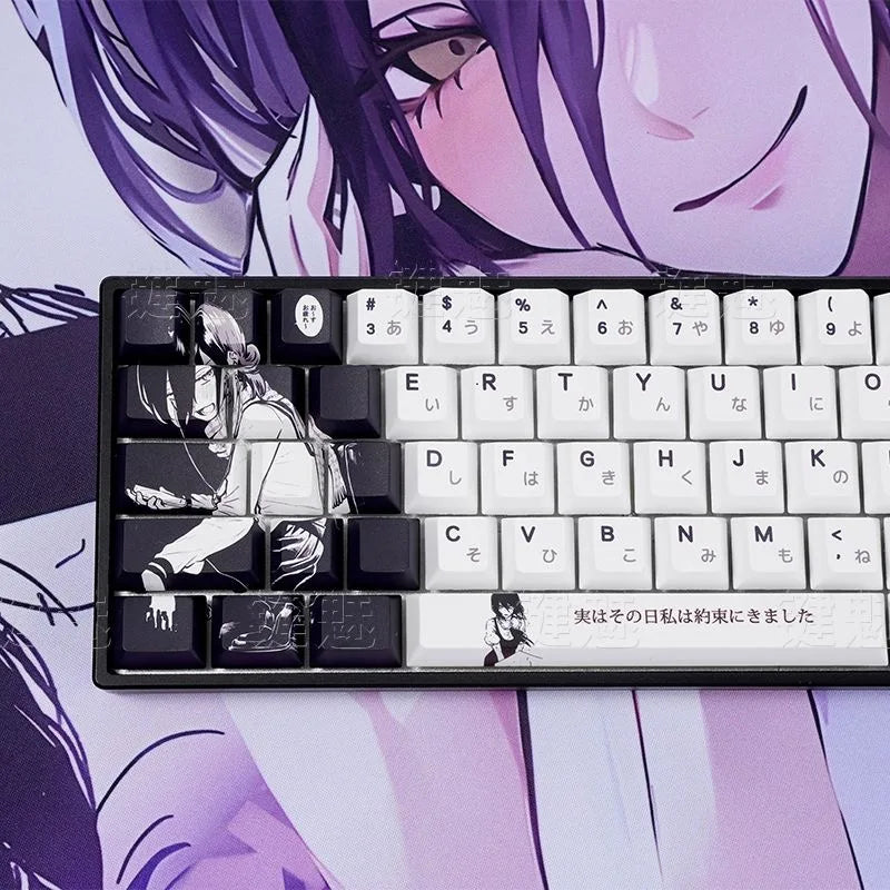 Reze Anime PBT Keycaps