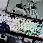 Kaneki Ken Translucent PBT Keycaps – 130 Keys Cherry Profile (MX)