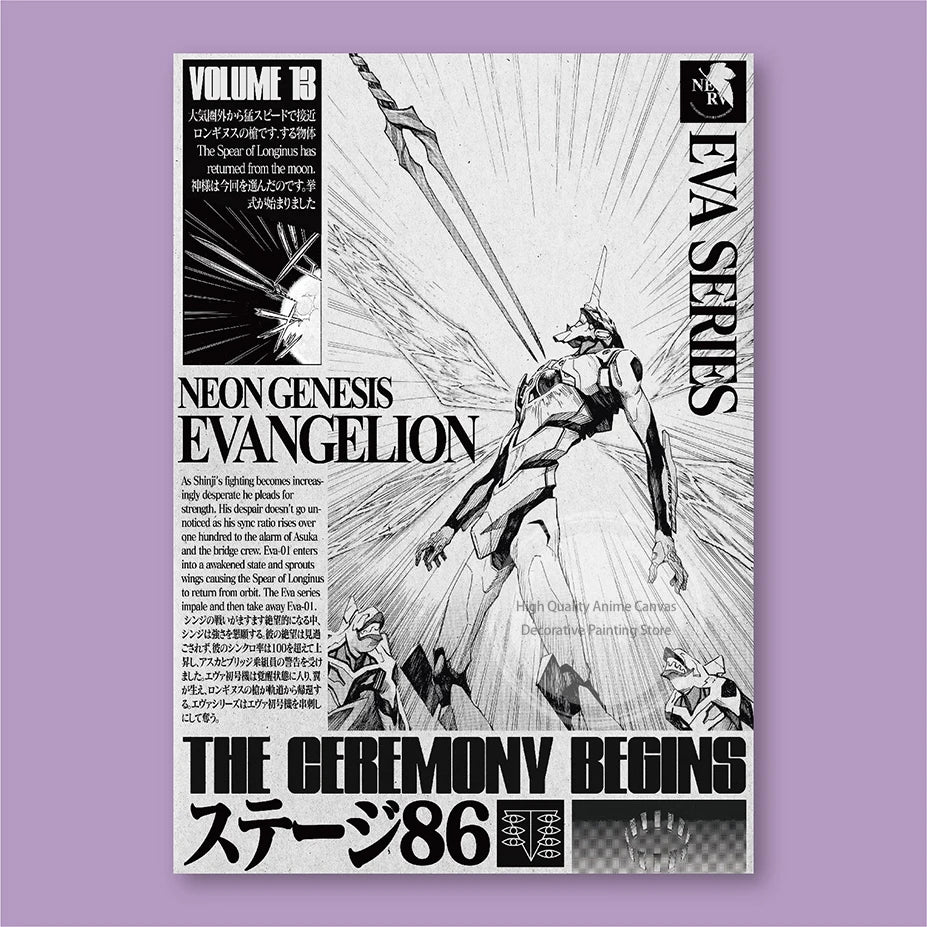 Neon Genesis Evangelion EVA Poster
