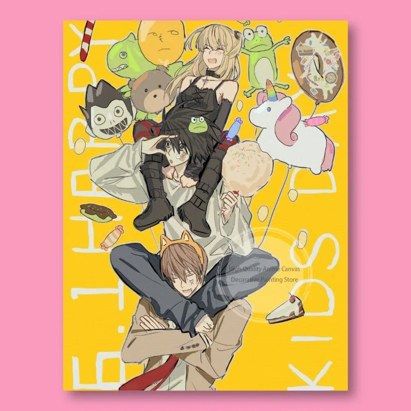 Death Note Light Yagami & L Anime Poster