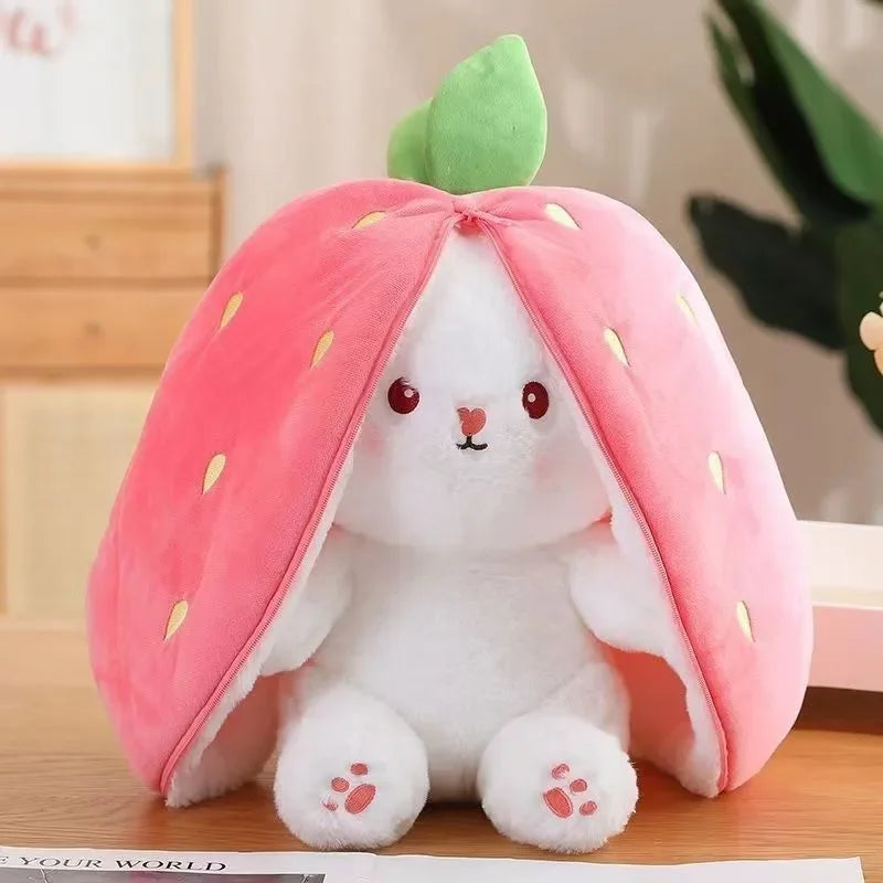 Strawberry & Carrot Bunny Plush
