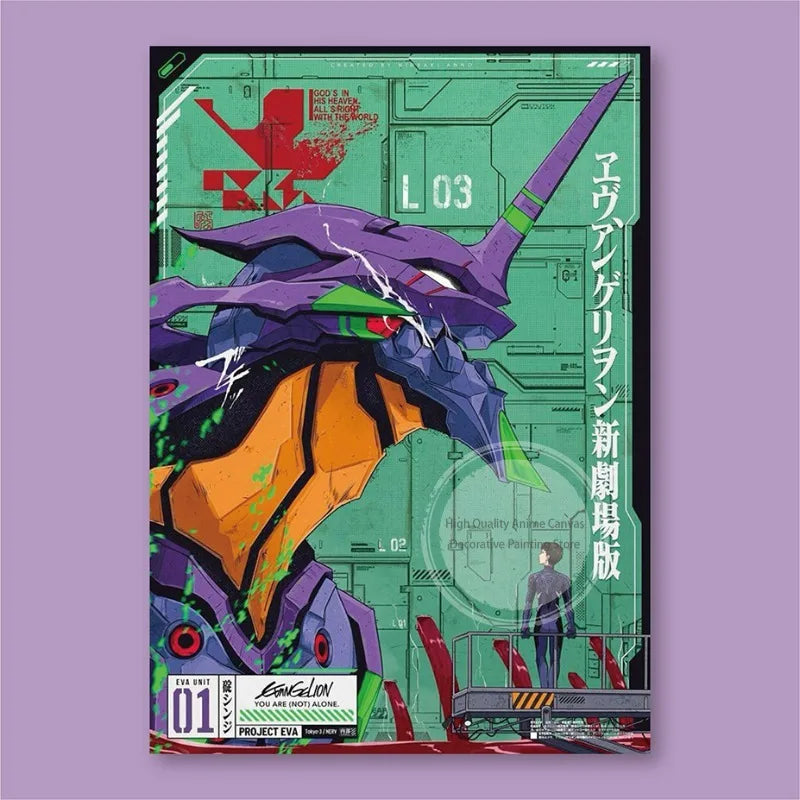 Neon Genesis Evangelion EVA Poster