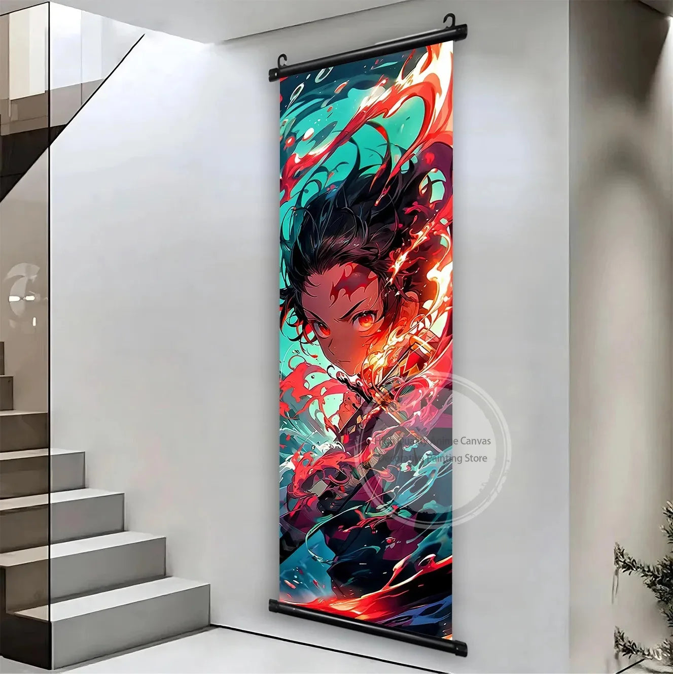 Demon Slayer Tanjiro Canvas Wall Art