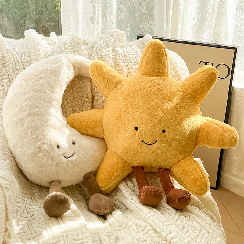 25/48cm Sun & Moon Plush Doll – Cute Kawaii Toy