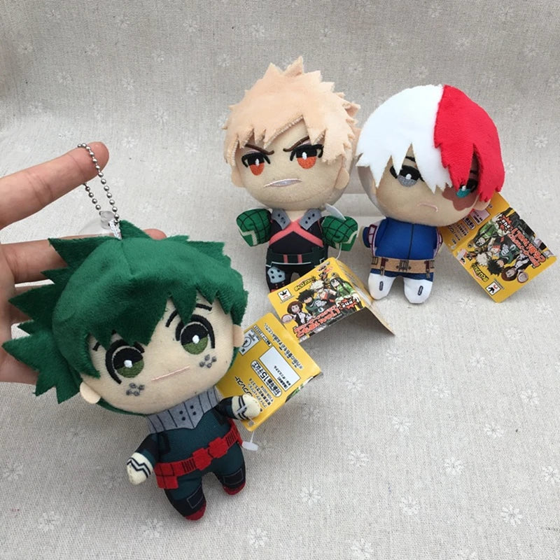 10cm Anime Plush Keychain – Japanese Character Pendant