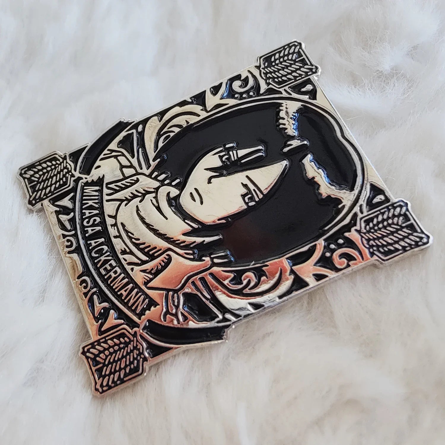 Mikasa Ackerman Enamel Pin