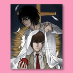 Death Note Light Yagami & L Anime Poster