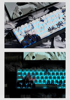 Kaneki Ken Translucent PBT Keycaps – 130 Keys Cherry Profile (MX)