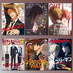 Chainsaw Man Anime Magazine-Style Poster