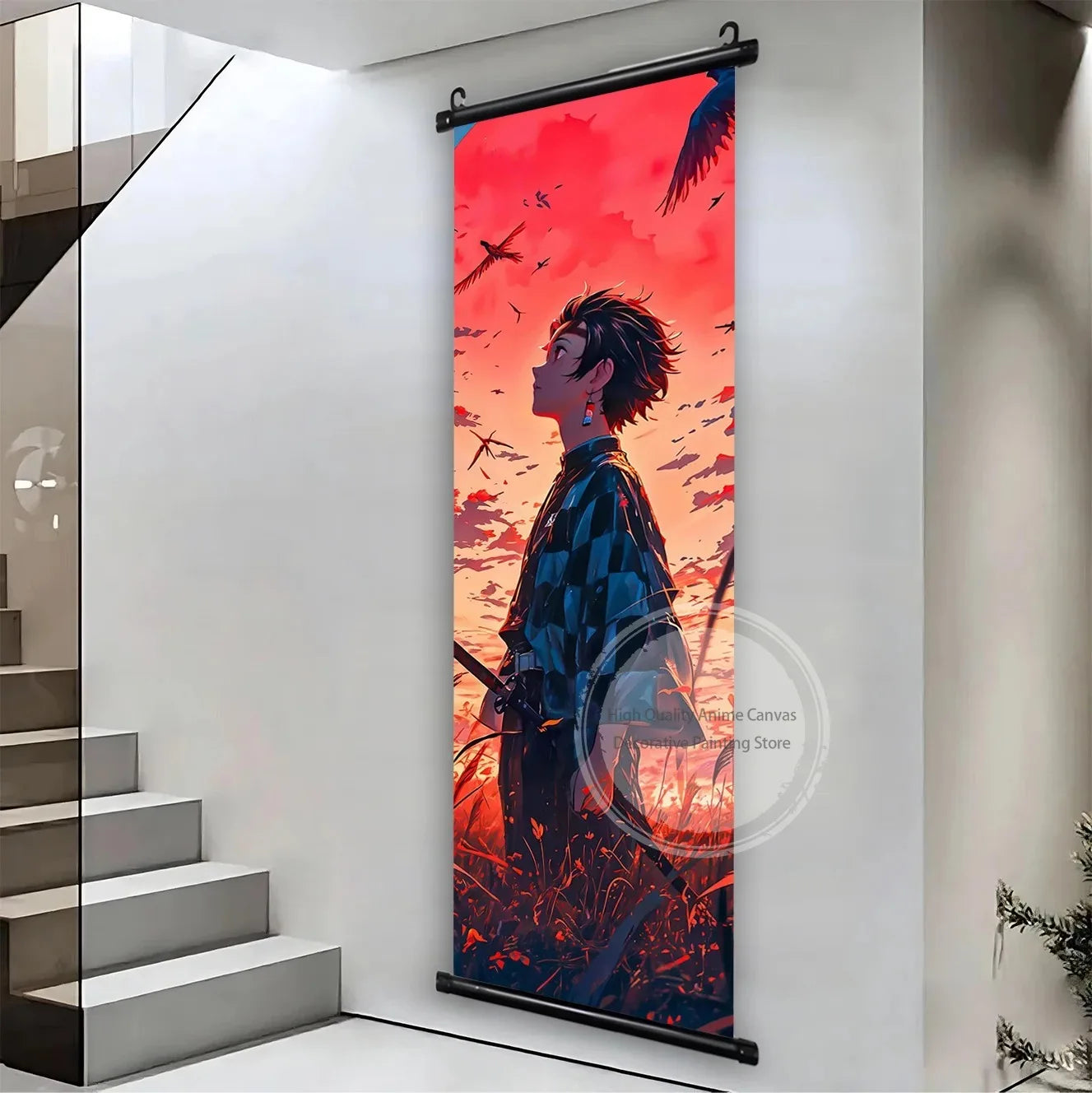Demon Slayer Tanjiro Canvas Wall Art
