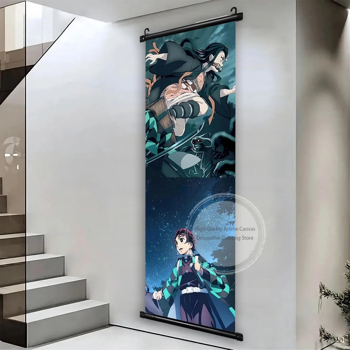 Demon Slayer Tanjiro Canvas Wall Art