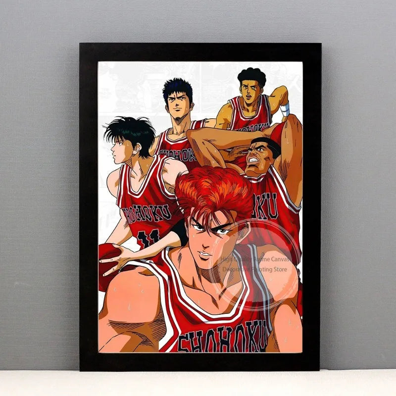 Slam Dunk Manga Art Poster