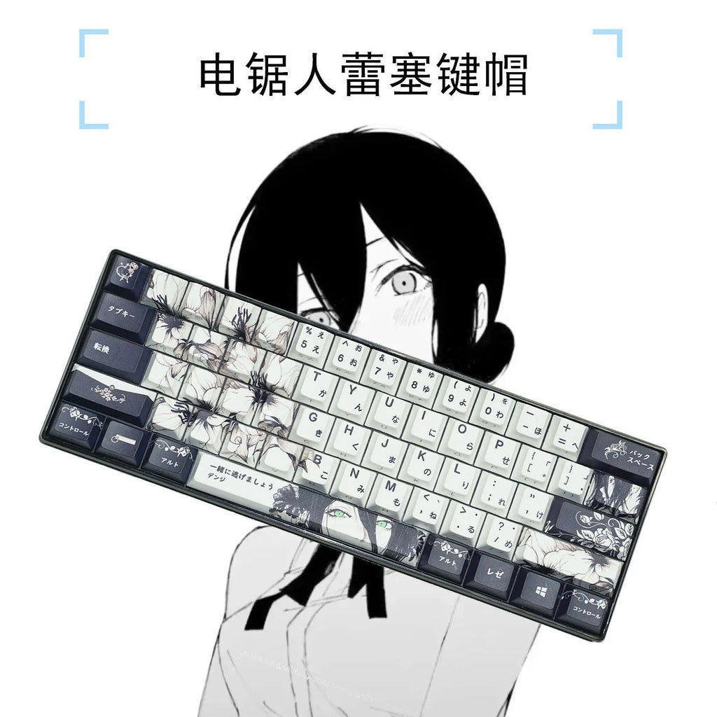 Reze Anime PBT Keycaps