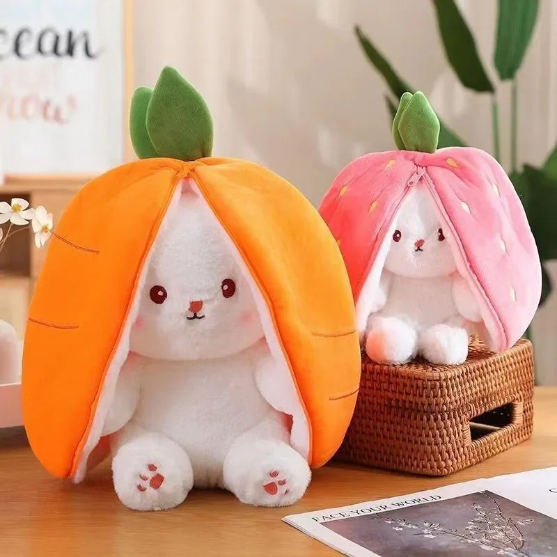 Strawberry & Carrot Bunny Plush