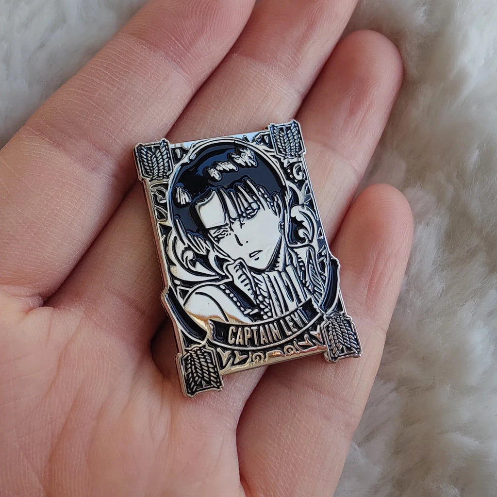 Captain Levi Enamel Pin