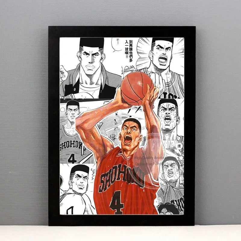 Slam Dunk Manga Art Poster