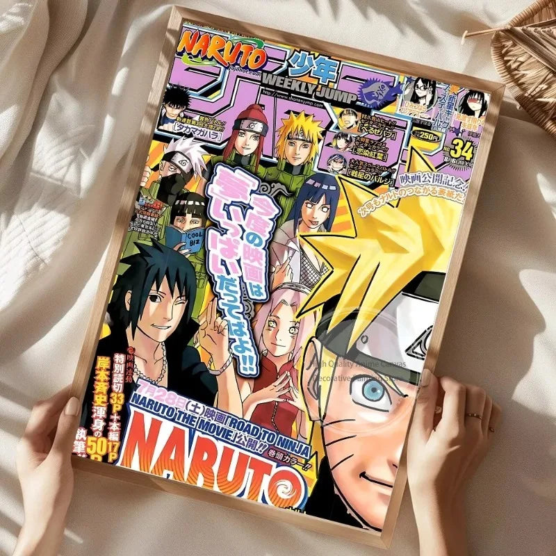 Naruto “Hot Blood Ninja” Magazine Cover Poster