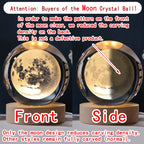 Unique 3D Crystal Ball Galaxy Lamp