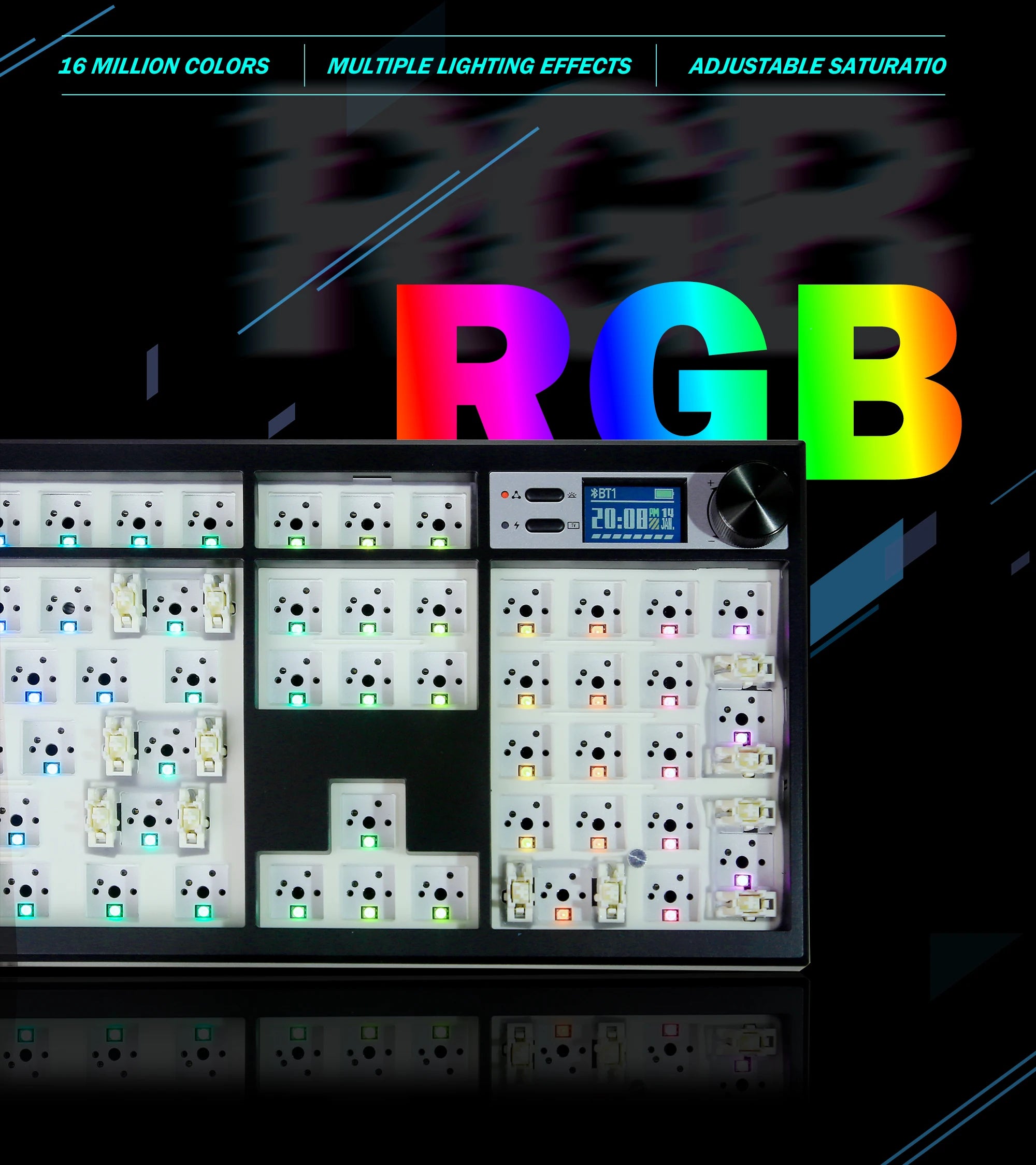 GMK104 Three-Mode Mechanical Keyboard Kit