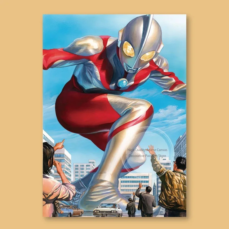 Ultraman Retro Anime Poster