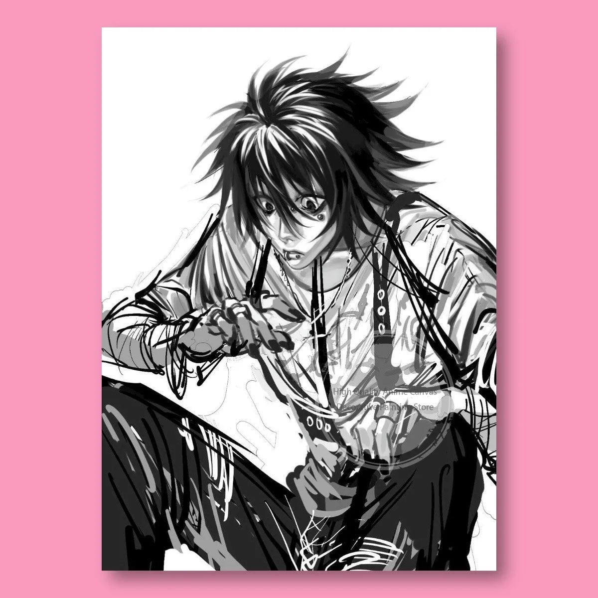 Death Note Light Yagami & L Anime Poster