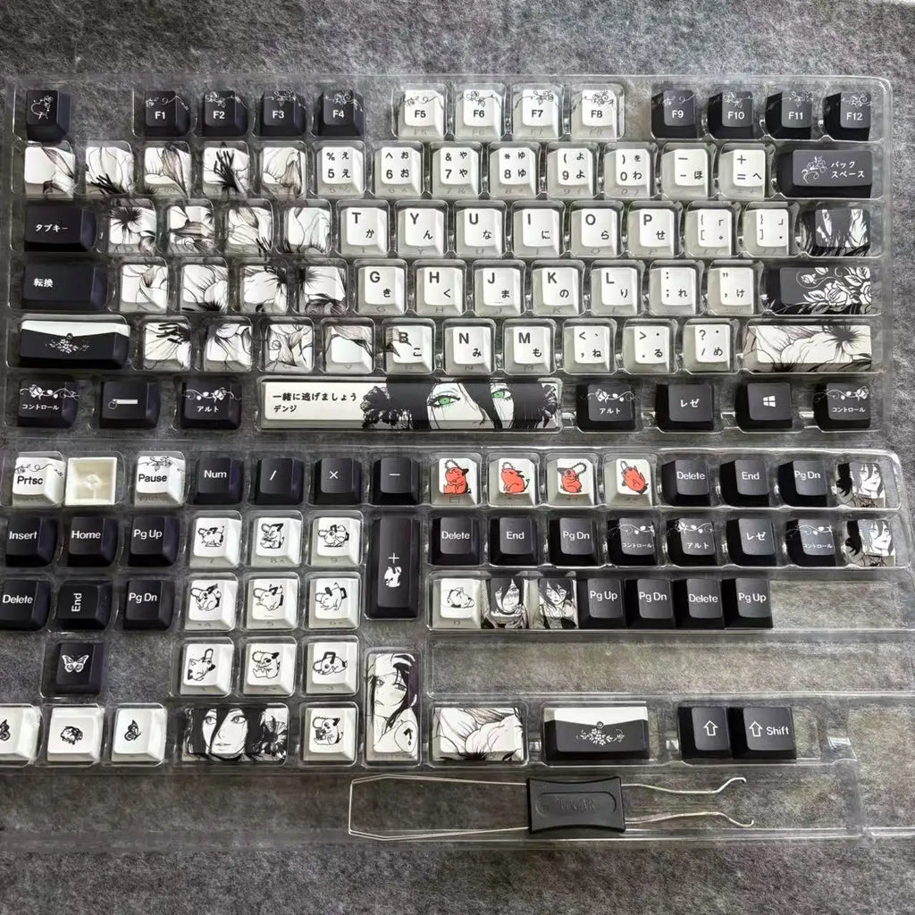 Reze Anime PBT Keycaps