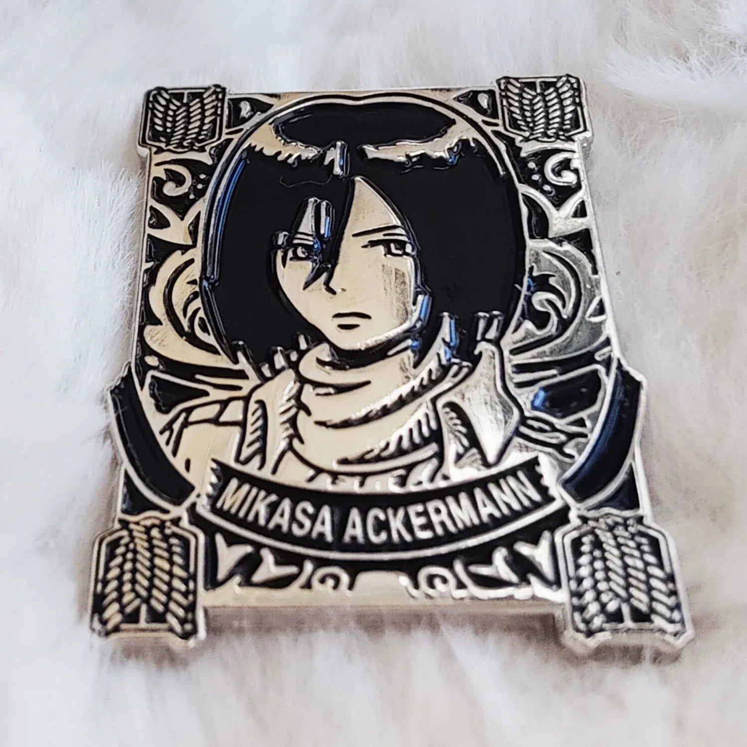 Mikasa Ackerman Enamel Pin