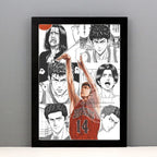 Slam Dunk Manga Art Poster