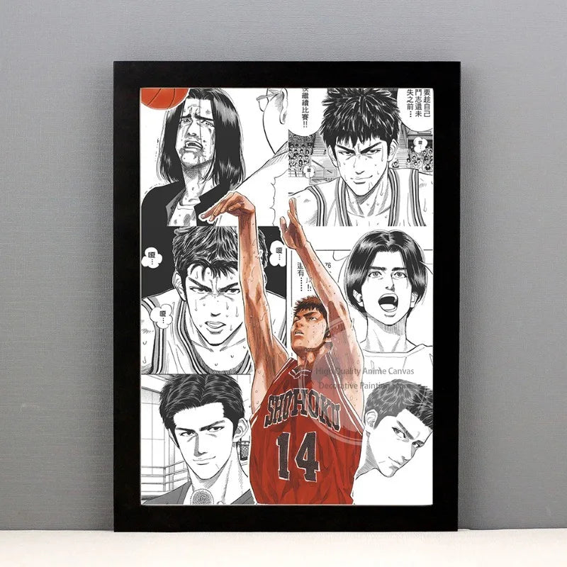 Slam Dunk Manga Art Poster