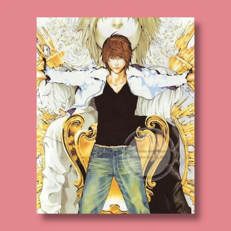 Death Note Light Yagami & L Anime Poster