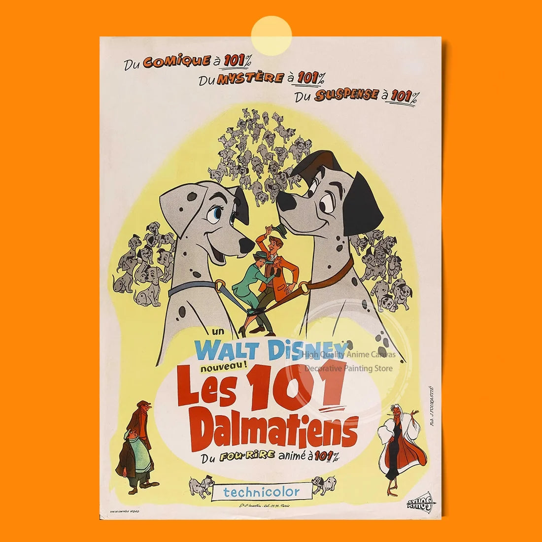 Vintage Cartoon Poster