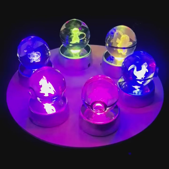 Pokémon 3D Crystal Ball Night Lamp